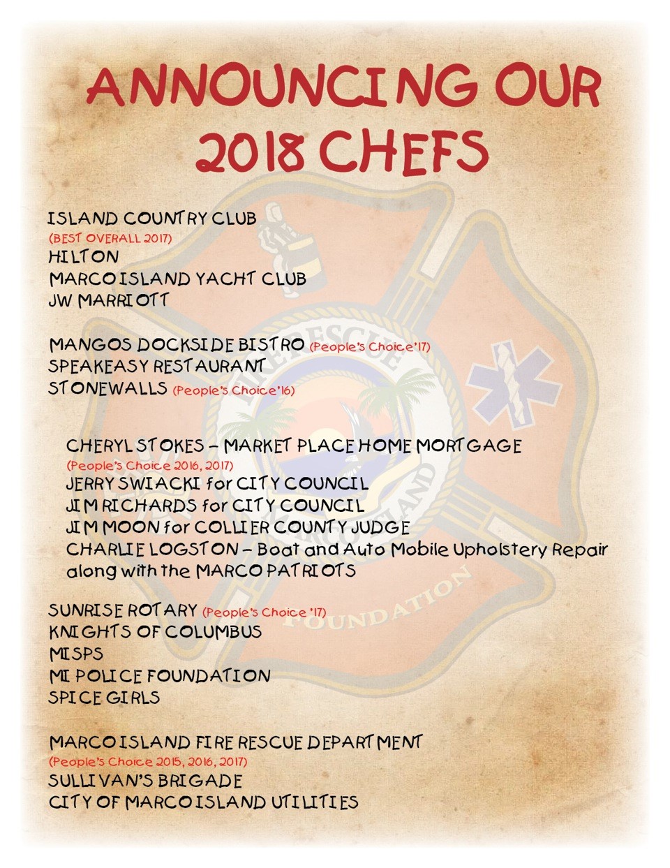 Chilli Cook Off 2018